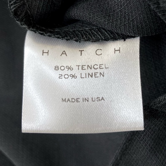 HATCH The Noelle Jumpsuit Maternity Linen Blend Black - Picture 14 of 16
